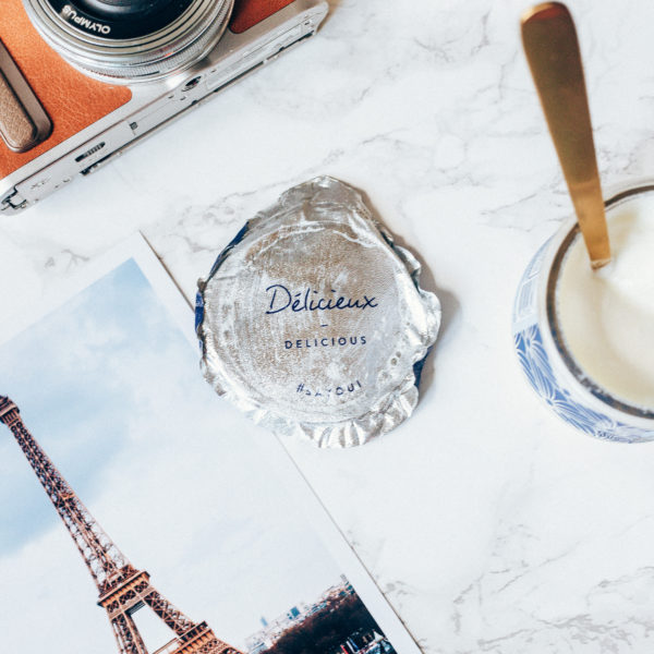 French yogurt and photo prints